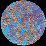 Thailand Marbled Momi Paper Turquoise